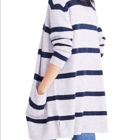 Madewell Long Cardigan w/Pockets - Picture 2 of 5